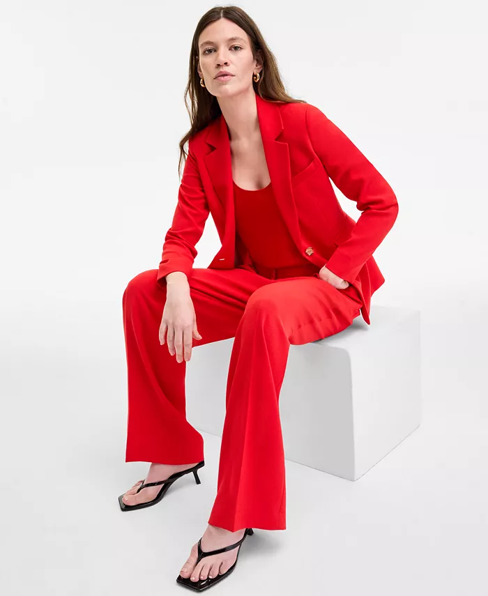 Alfani Bar III Women's One-Button Blazer Tunic Tank & Pants Exclusively At Macy's Women's Fashion Shoes & Accessories