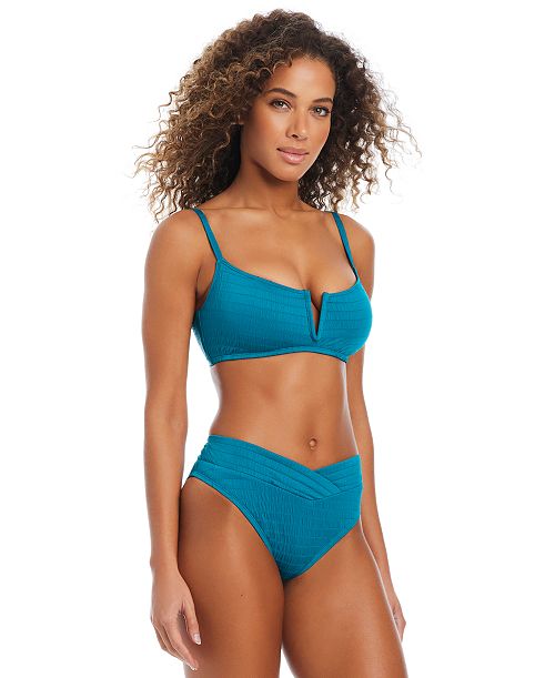 alfani Bar III Women's Pucker Up V-Wire Bikini Top & V-Waist Bottoms Exclusively at Macy's Women's Fashion Shoes & Accessories