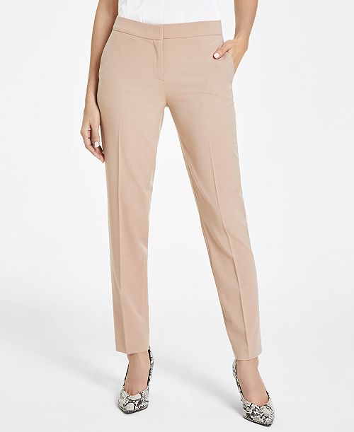 alfani Bar III Women's Straight-Leg Dress Pants Created for Macy's Women's Fashion Shoes & Accessories