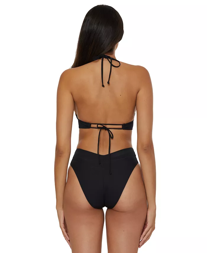 Alfani Becca Women's Modern Edge Halter Bikini Top & High-Waist Bottoms Women's Fashion Shoes & Accessories