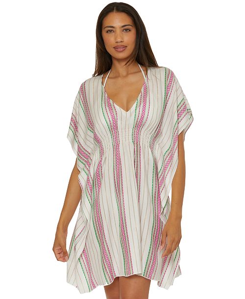 alfani Becca Women's Radiance Tunic Swim Cover-Up Women's Fashion Shoes & Accessories