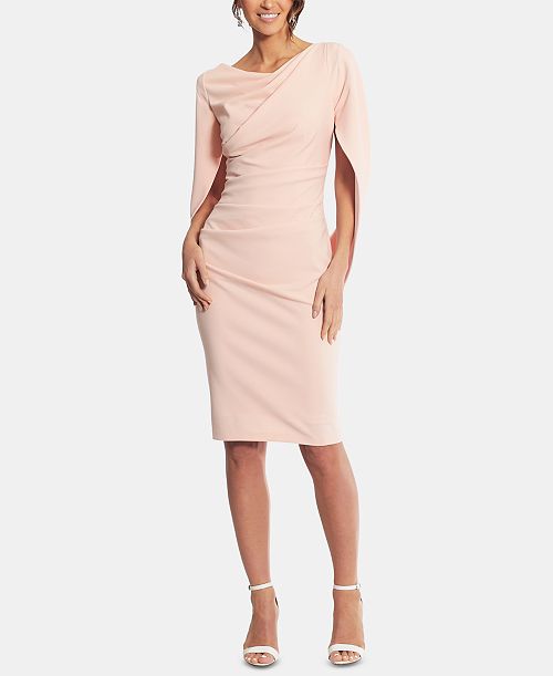 alfani Betsy & Adam Caped Sheath Dress Women's Fashion Shoes & Accessories