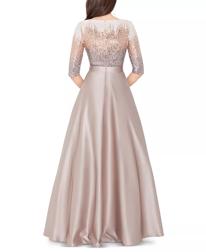 Alfani Betsy & Adam Embellished Satin Gown Women's Fashion Shoes & Accessories