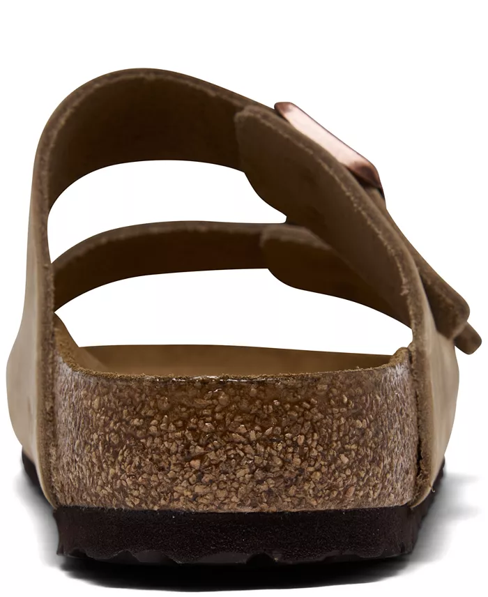Birkenstock Men's Arizona Essentials Oiled Leather Two-Strap Sandals From Finish Line Brands