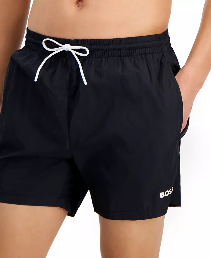 Alfani BOSS By Hugo Boss Men's Lee Drawstring 5.3" Swim Trunks Created For Macy's Men's Fashion & Accessories
