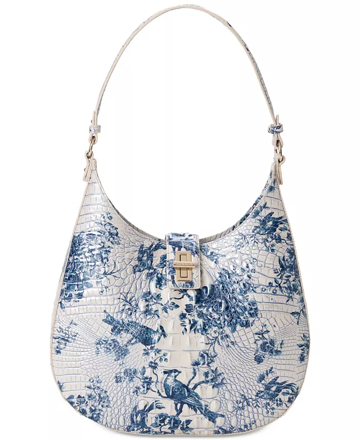 Alfani Brahmin Fallon Medium Melbourne Leather Shoulder Handbags Purses & Accessories