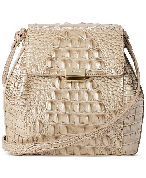alfani Brahmin Melbourne Margo Embossed Leather Crossbody Handbags Purses & Accessories
