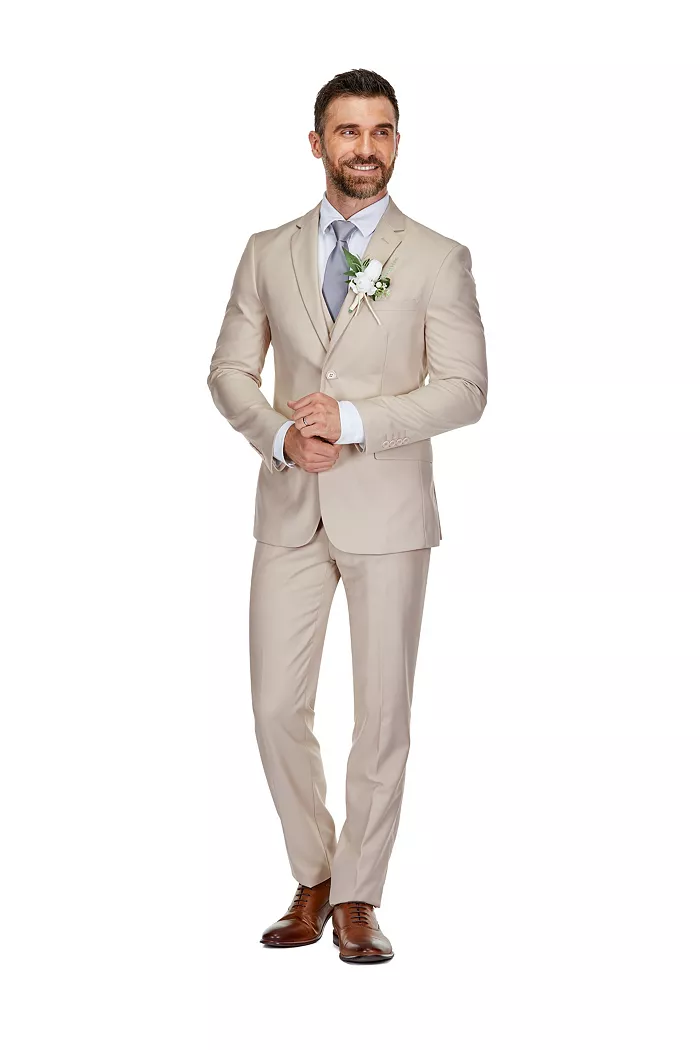 Alfani Braveman Men's 3-Piece Premium Vested 3-Piece Slim Fit Suit Men's Fashion & Accessories