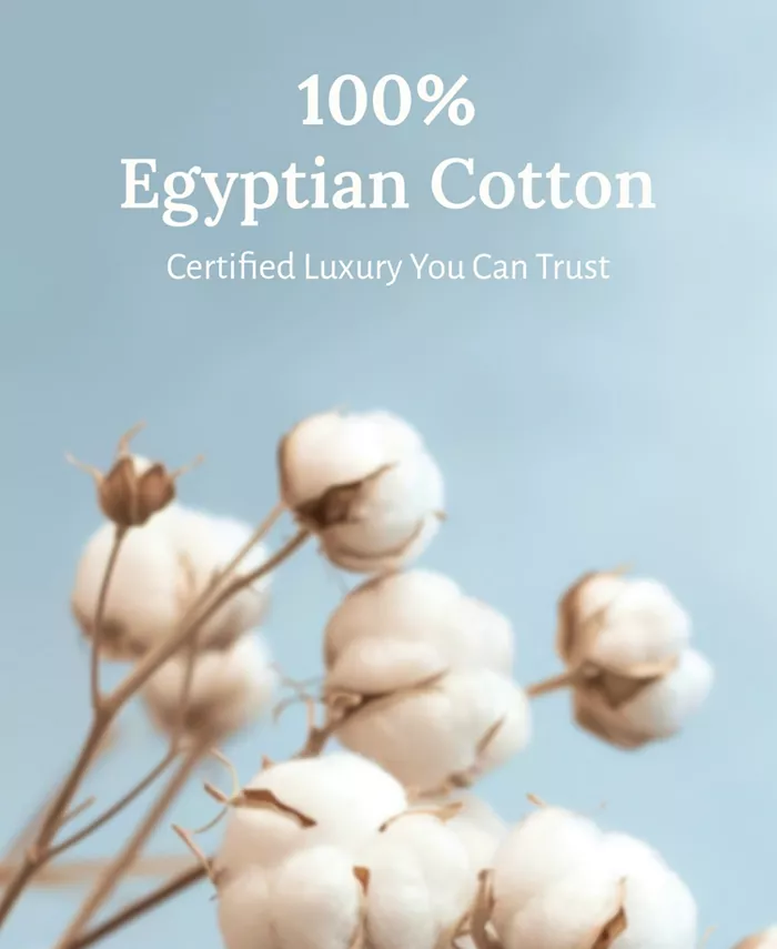 Alfani California Design Den Certified Luxury 100% Egyptian Cotton Sheets Full Sheets For Full Size Bed 4 Piece Deep Pocket Bed Sheets Set Sateen Cooling Sheets For Hot Sleepers By Bed & Bath