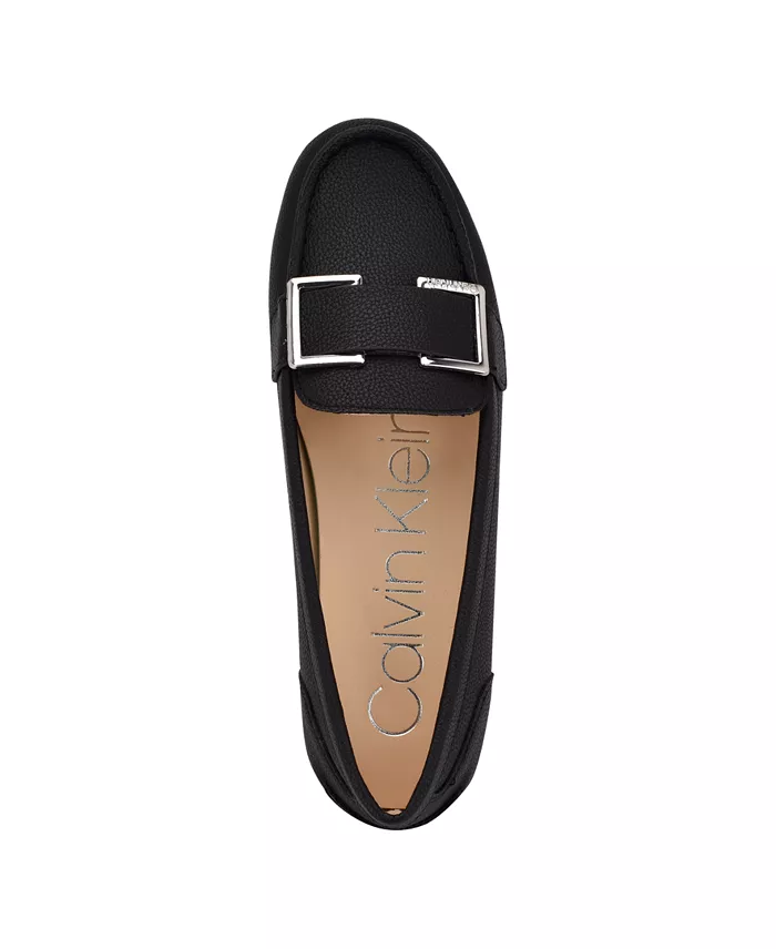 Alfani Calvin Klein Lydia Embellished Slip-On Suede Loafers Women's Fashion Shoes & Accessories