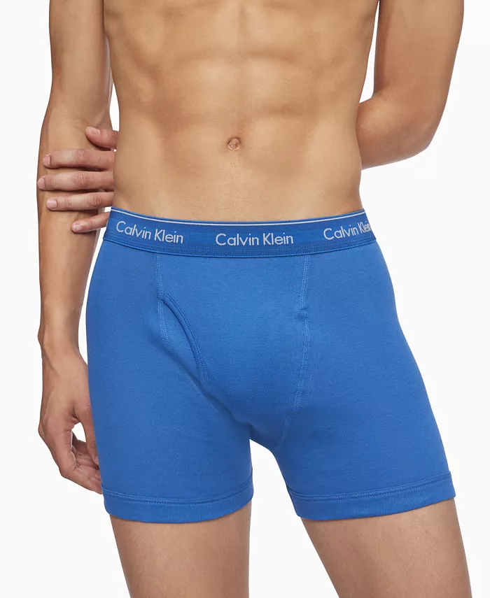 Alfani Calvin Klein Men's 3-Pack Cotton Classics Boxer Briefs Underwear Men's Fashion & Accessories