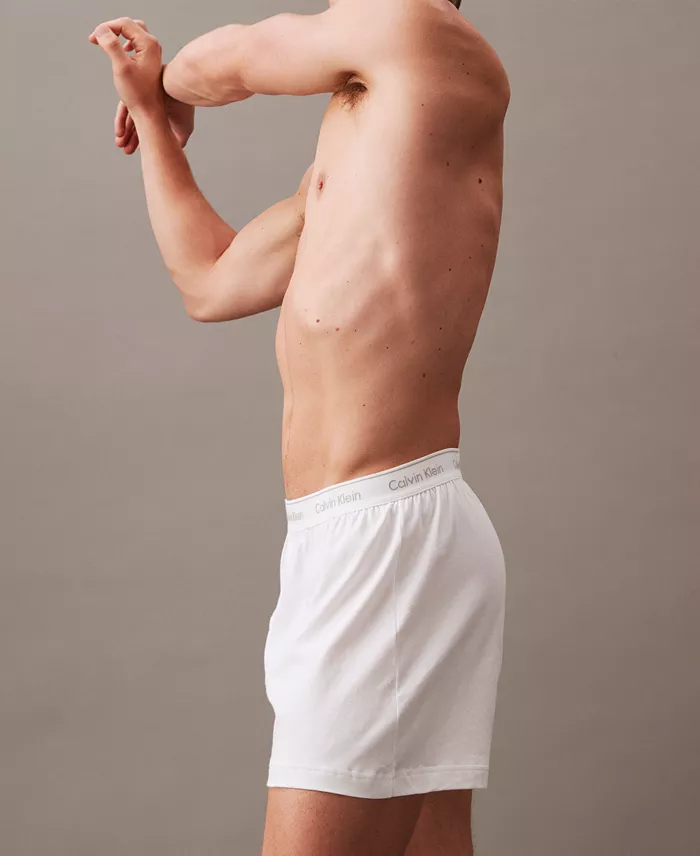 Alfani Calvin Klein Men's 3-Pack Cotton Classics Knit Boxers Underwear Men's Fashion & Accessories