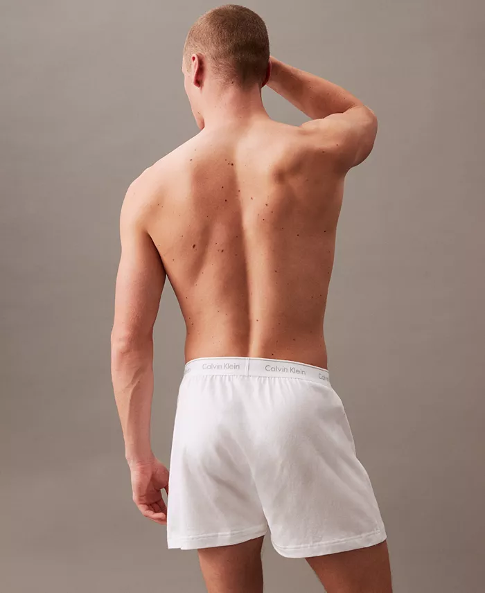 Alfani Calvin Klein Men's 3-Pack Cotton Classics Knit Boxers Underwear Men's Fashion & Accessories