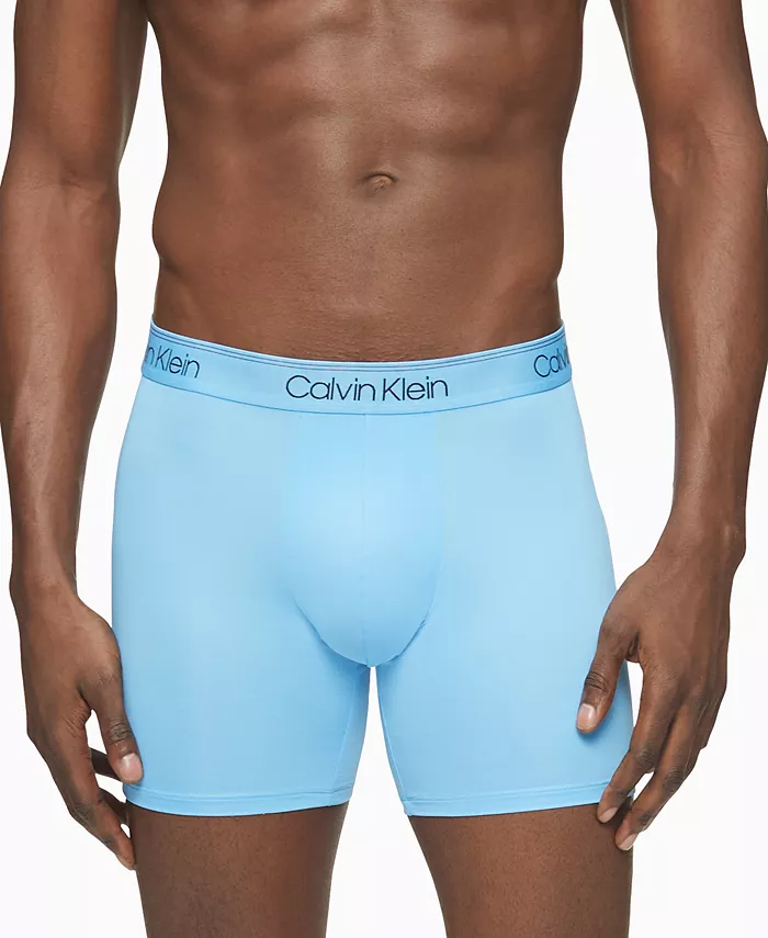Alfani Calvin Klein Men's 3-Pack Microfiber Stretch Boxer Briefs Underwear Men's Fashion & Accessories