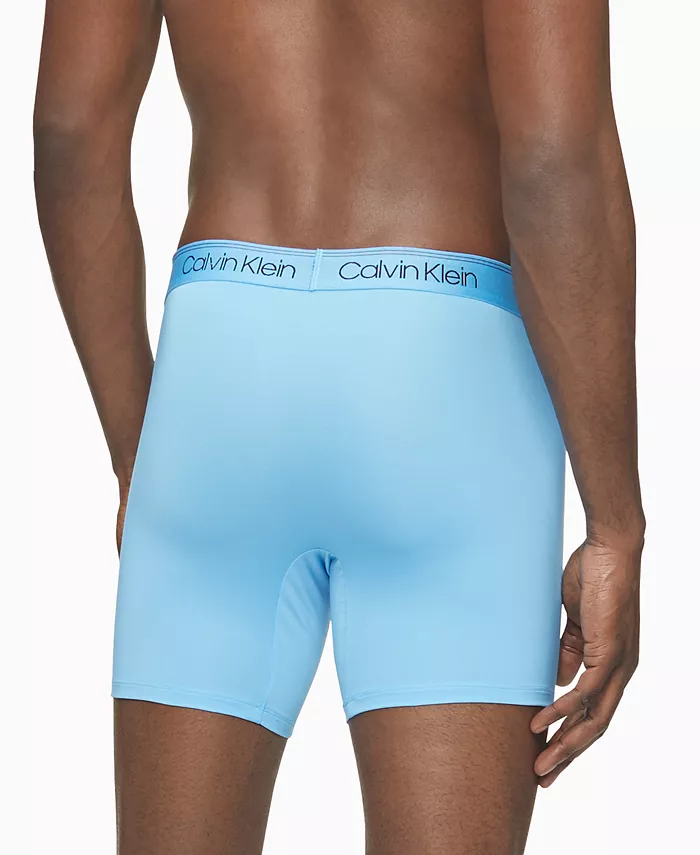 Alfani Calvin Klein Men's 3-Pack Microfiber Stretch Boxer Briefs Underwear Men's Fashion & Accessories