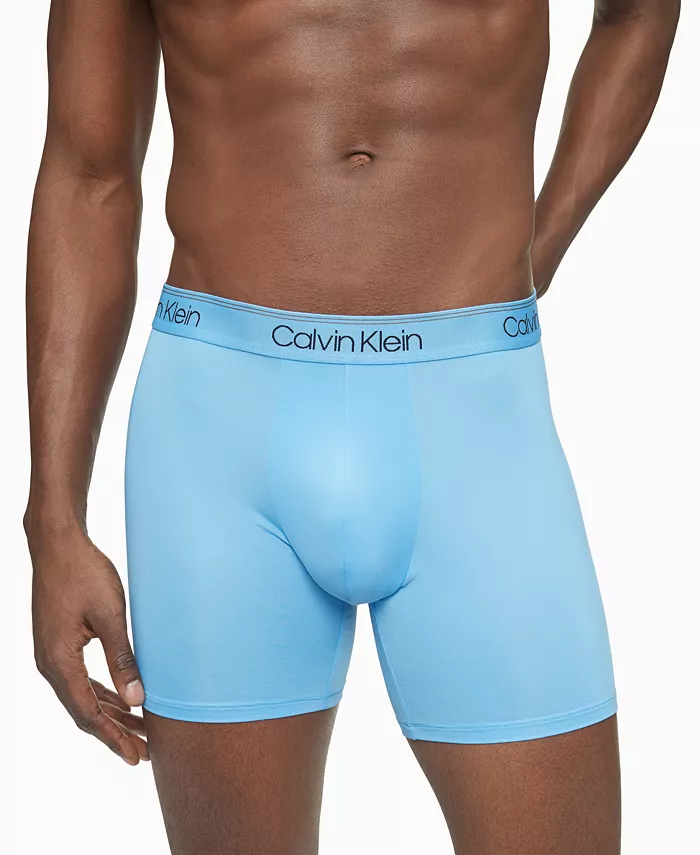 Alfani Calvin Klein Men's 3-Pack Microfiber Stretch Boxer Briefs Underwear Men's Fashion & Accessories