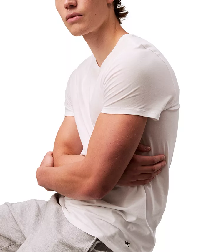 Alfani Calvin Klein Men's 5-Pack Cotton Classics Crewneck T-Shirts Men's Fashion & Accessories