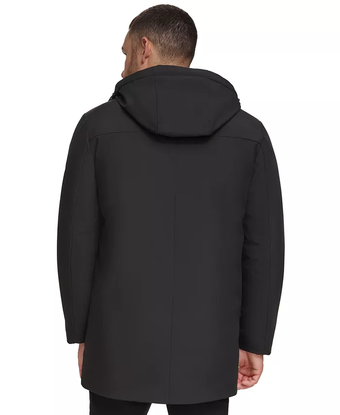 Alfani Calvin Klein Men's Flextech Stretch Water-Resistant Hooded Stadium Jacket Men's Fashion & Accessories