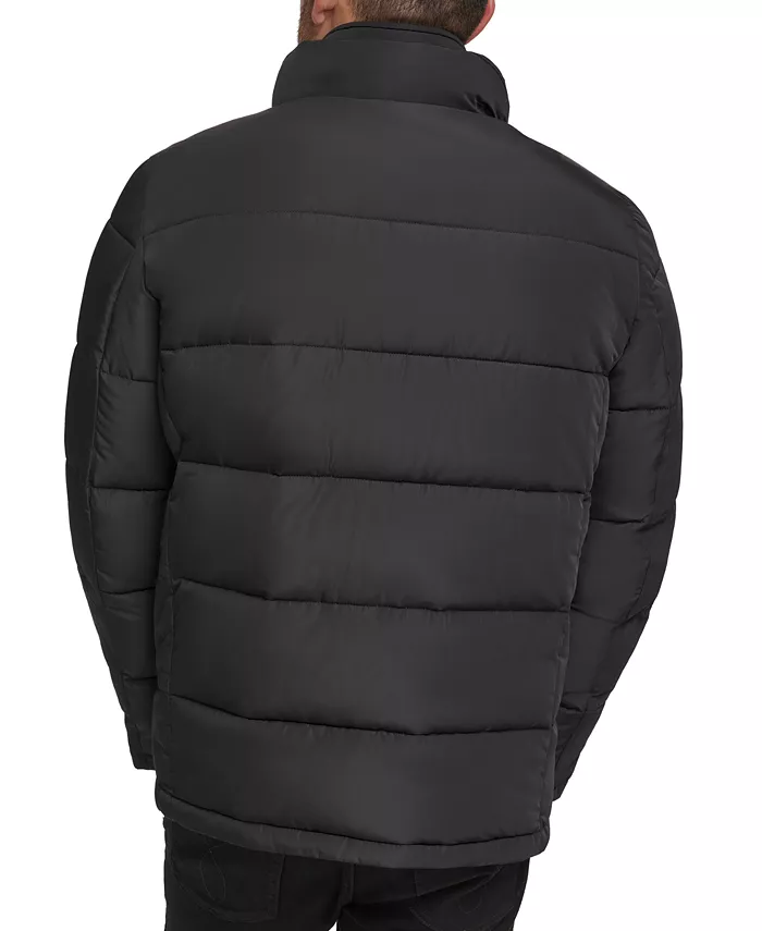 Alfani Calvin Klein Men's Puffer With Set In Bib Detail Created For Macy's Men's Fashion & Accessories