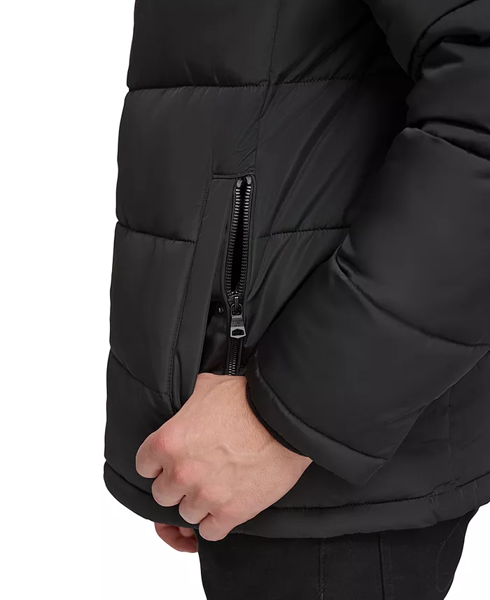 Alfani Calvin Klein Men's Puffer With Set In Bib Detail Created For Macy's Men's Fashion & Accessories