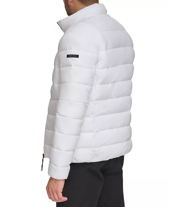 Alfani Calvin Klein Men's Quilted Infinite Stretch Water-Resistant Puffer Jacket Men's Fashion & Accessories