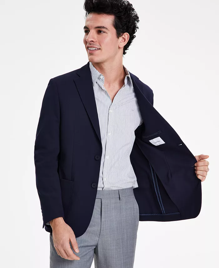 Alfani Calvin Klein Men's Slim-Fit Knit Blazer Men's Fashion & Accessories
