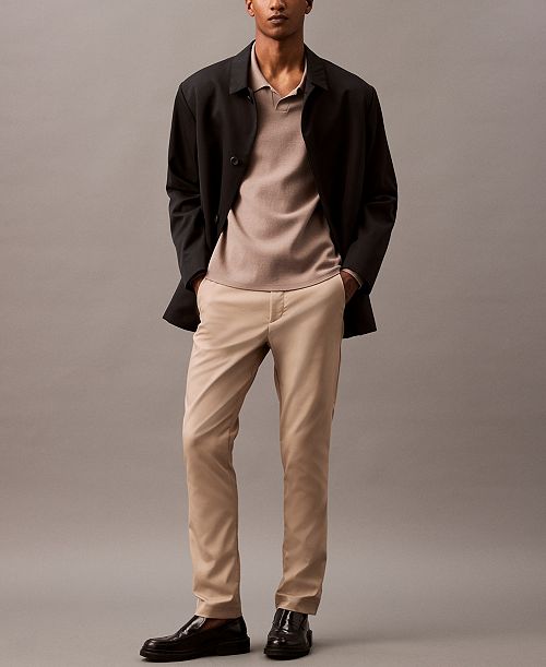 alfani Calvin Klein Men's Slim-Fit Modern Stretch Chino Pants Men's Fashion & Accessories