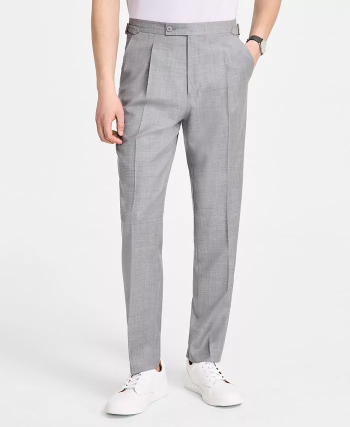 Alfani Calvin Klein Men's Slim-Fit Wool Dress Pants Men's Fashion & Accessories