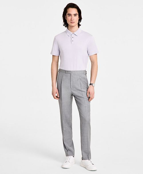 alfani Calvin Klein Men's Slim-Fit Wool Dress Pants Men's Fashion & Accessories