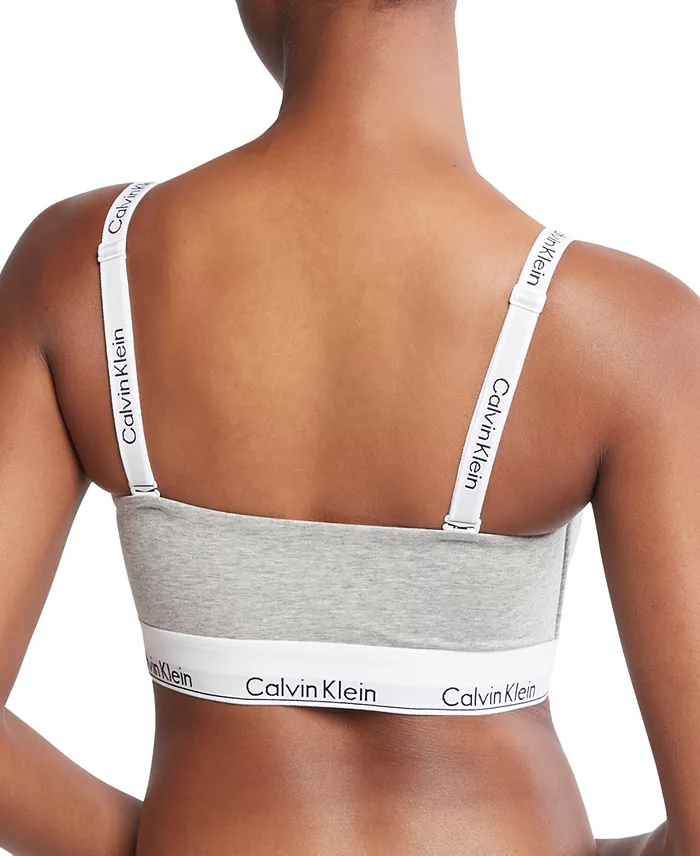 Alfani Calvin Klein Modern Cotton Calvin Klein Women's Modern Cotton Lightly Lined Bandeau Bralette QF7628 Women's Fashion Shoes & Accessories