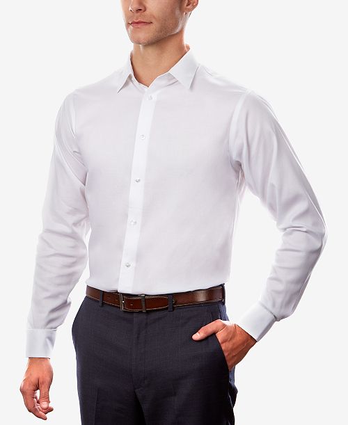 alfani Calvin Klein Steel Calvin Klein Men's Steel+ Regular Non-Iron Stretch Performance Dress Shirt Men's Fashion & Accessories