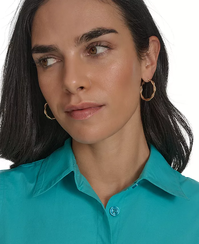 Alfani Calvin Klein Women's Cotton Tie-Waist Sleeveless Dress Women's Fashion Shoes & Accessories