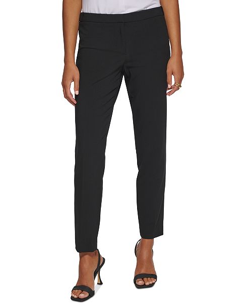 alfani Calvin Klein Women's Highline Ankle Length Pant Regular & Petite Women's Fashion Shoes & Accessories