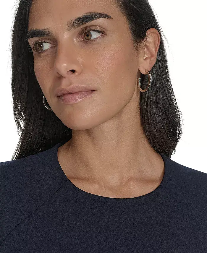 Alfani Calvin Klein Women's Jewel-Neck Sleeveless A-Line Dress Women's Fashion Shoes & Accessories