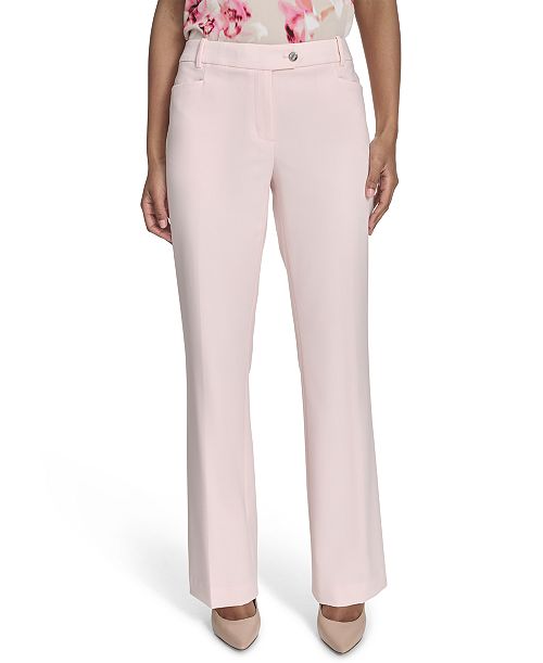 alfani Calvin Klein Women's Modern-Fit Straight-Leg Pants Women's Fashion Shoes & Accessories