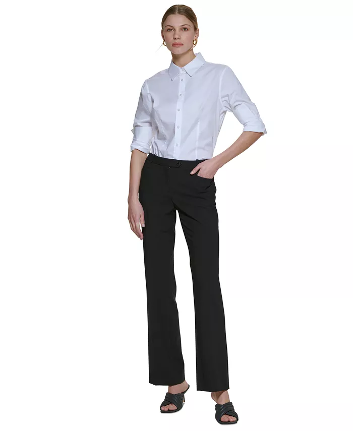 Alfani Calvin Klein Women's Modern Fit Trousers Regular & Petite Women's Fashion Shoes & Accessories