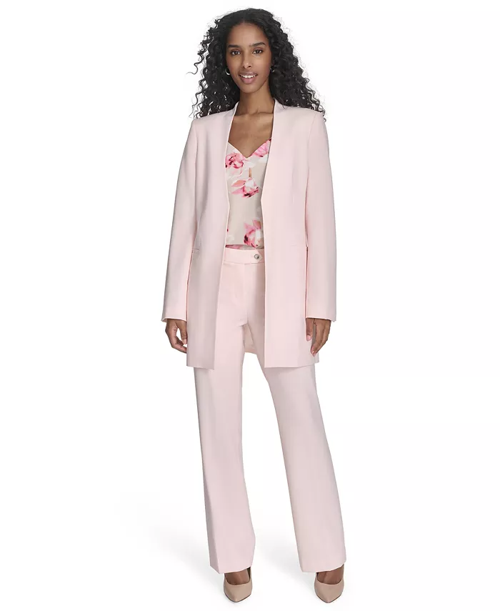 Alfani Calvin Klein Women's Open-Front Long-Sleeve Blazer Women's Fashion Shoes & Accessories