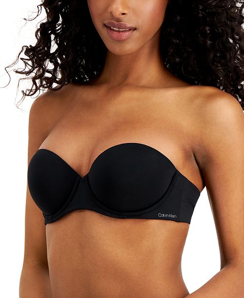 alfani Calvin Klein Women's Perfectly Fit Push-Up Strapless Bra QF5677 Women's Fashion Shoes & Accessories