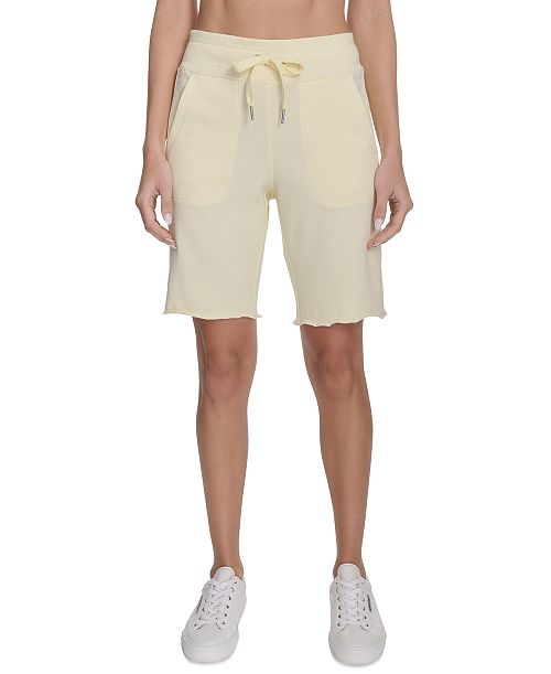 alfani Calvin Klein Women's Performance Drawstring Shorts Women's Fashion Shoes & Accessories