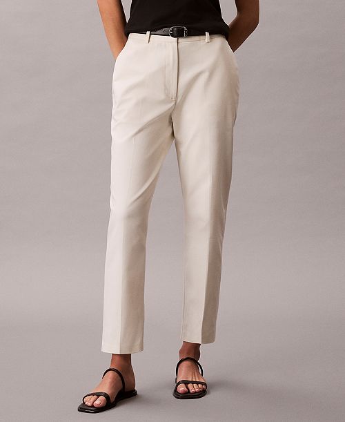 alfani Calvin Klein Women's Straight-Leg Pants Women's Fashion Shoes & Accessories