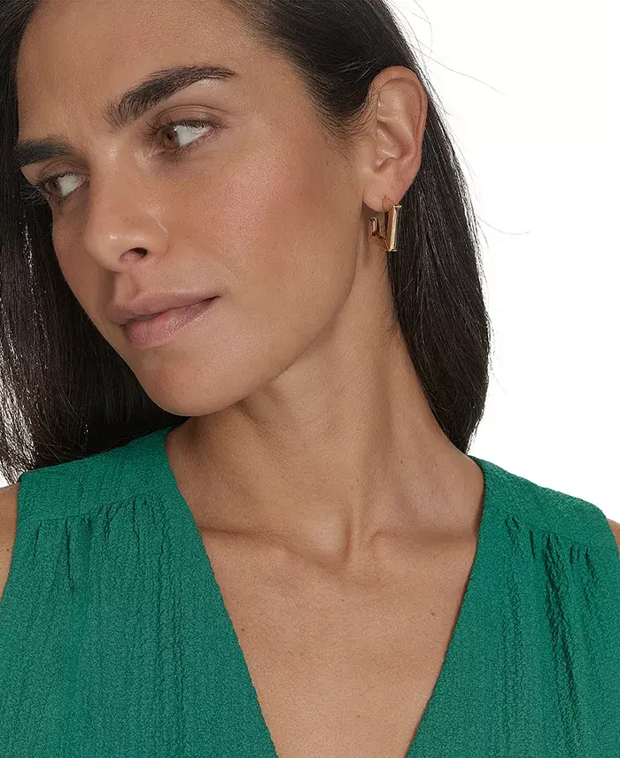 Alfani Calvin Klein Women's V-Neck Twist-Front Midi Dress Women's Fashion Shoes & Accessories