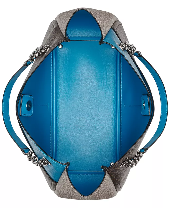 Alfani Calvin Klein Zoe Signature Chain Tote Bag Handbags Purses & Accessories