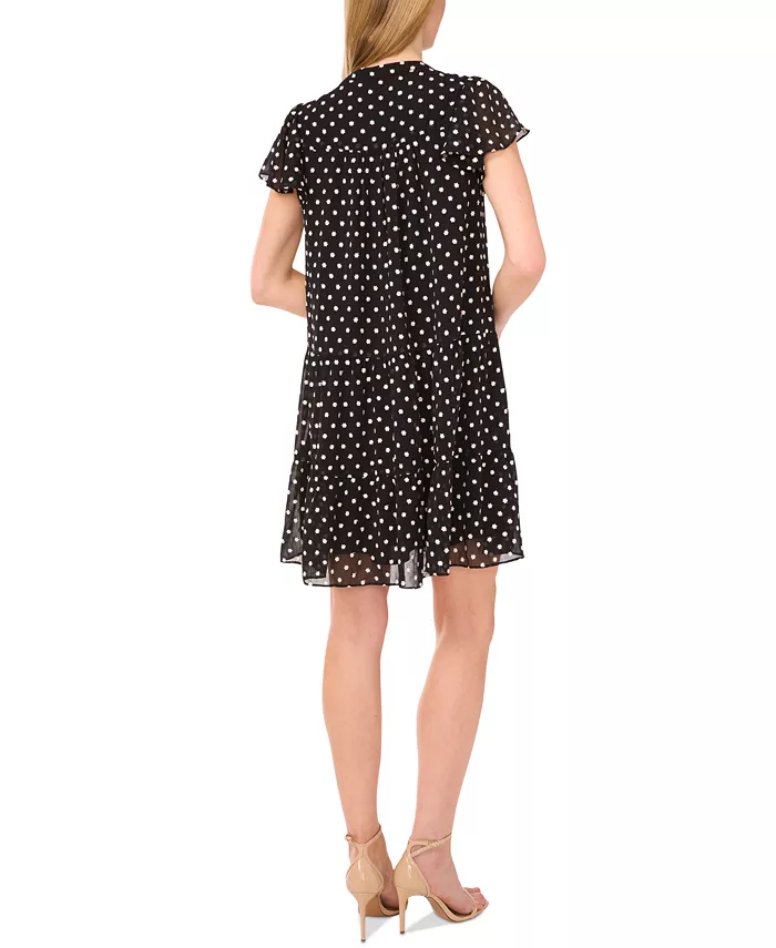 Alfani CeCe Women's V-Neck Flutter Sleeve Mini Dress Women's Fashion Shoes & Accessories