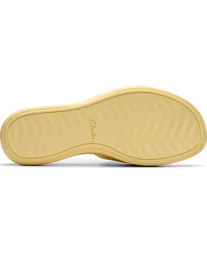 Alfani Clarks Cloudsteppers Drift Twist Slip-On Flat Sandals Women's Fashion Shoes & Accessories