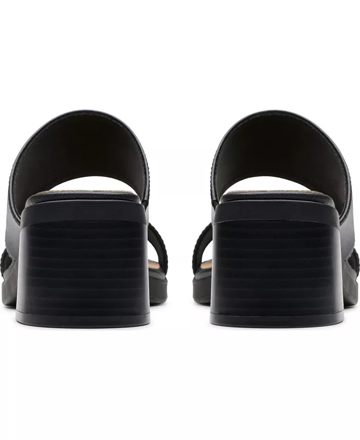 Alfani Clarks Collection Women's Jaylan Dusk Block Heel Sandals Women's Fashion Shoes & Accessories