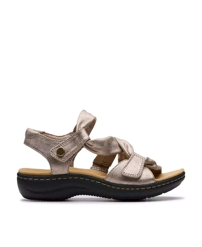 Alfani Clarks Collection Women's Laurieann Bell Round Toe Flat Sandals Women's Fashion Shoes & Accessories