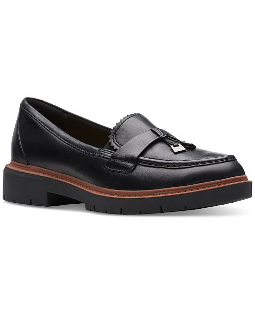 alfani Clarks Women's Westlynn Bella Lug-Sole Comfort Loafers Women's Fashion Shoes & Accessories
