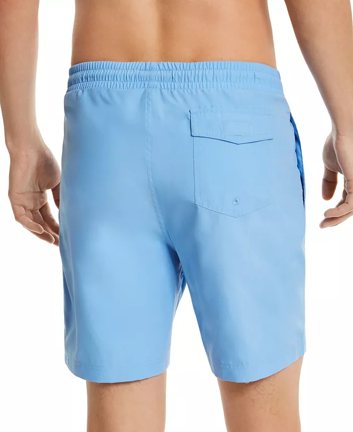 Alfani Club Room Men's Quick-Dry Performance Solid 7" Swim Trunks Created For Macy's Men's Fashion & Accessories