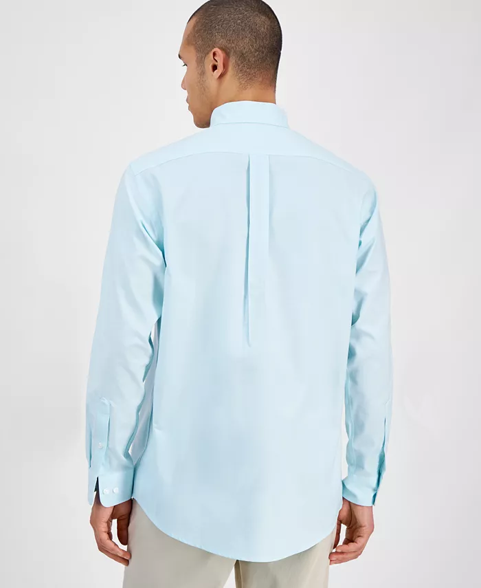 Alfani Club Room Men's Regular Fit Pinpoint Dress Shirt Created For Macy's Men's Fashion & Accessories