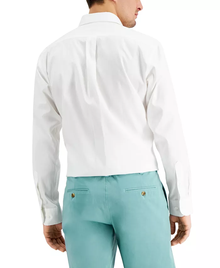 Alfani Club Room Men's Regular Fit Pinpoint Dress Shirt Created For Macy's Men's Fashion & Accessories